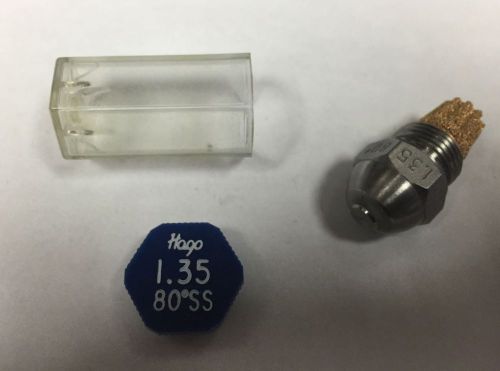 HAGO 1.35 GPH 80° SS SEMI SOLID NOZZLE (13580SS, 22640,030G2314)