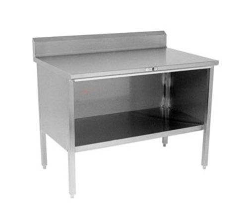 John Boos 140-28A Work Counter - 84&#034; 84&#034;W x 30&#034;D stainless steel cabinet...
