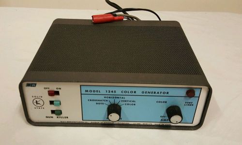 Vintage B &amp; K Color Generator Model 1245 Television TV Powers On Dynascan
