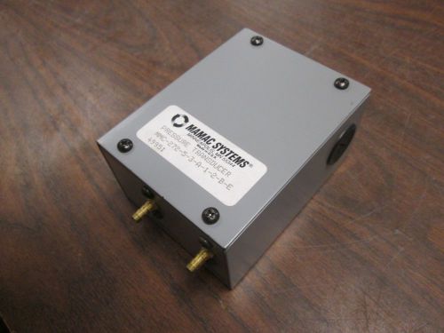 Mamac Systems Pressure Transducer MMC-272-5-3-A-1-2-B-E Used