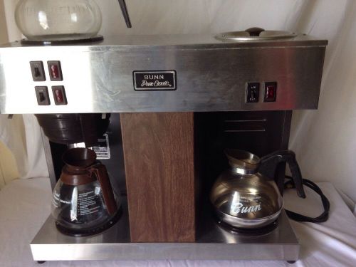 Bunn-pour-omatic 3 burner coffee machine / carafes model vps for sale