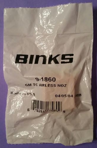 Binks GM TC Airless Nozzle 9-1860