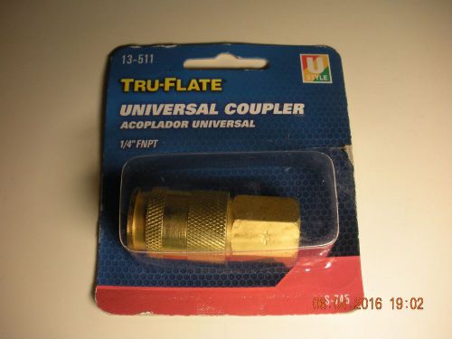 Tru-flate 13-511 universal 1/4&#034; coupler; 1/4&#034; female npt; milton s-745 for sale
