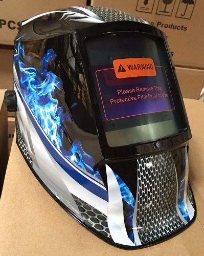 Fmtd new solar digital welding helmet auto darkening mig tig arc  w/ 4 sensors for sale