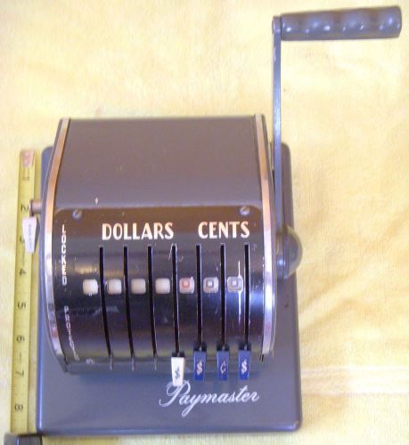 Vintage Paymaster System Series X-900 Locked Protection Gray Black No Key X900