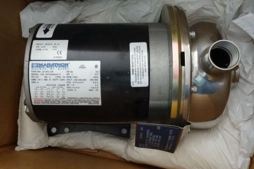 ACS Motorpump 231 All Stainless Steel 1HP  4.88&#034; Impellar w/ Marathon Motor NEW