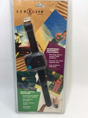 Vintage 1995 ARM ALARM SPORT AND PERSONAL SECURITY WATCH NEW SEALED