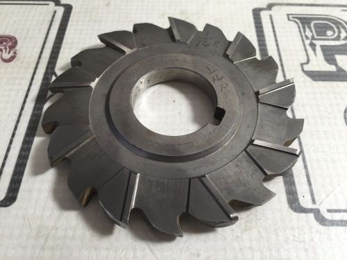NATIONAL 4&#034; x 5/16&#034; x 1-1/4&#034; STAGGERED MILLING CUTTER HORIZONTAL SLOT BLADE