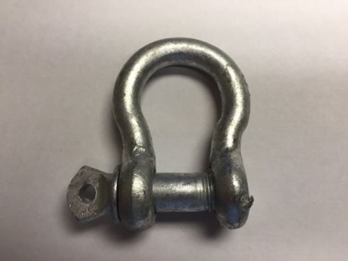 1/4&#034; Commercial Grade Screw Pin Shackles 25 count box Galvanized