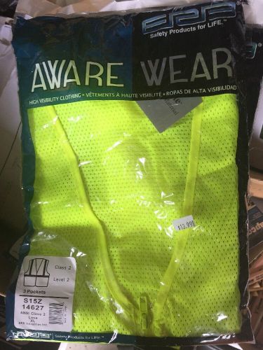 Aware Wear Ansi Class 2 Economy Mesh Vest, 61428 - Lime, Size 2xl