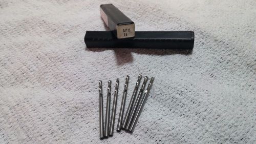7 piece lot of titex a1111 2flute dia 2.5mm. hss screw machine drills,td m3x.5p for sale
