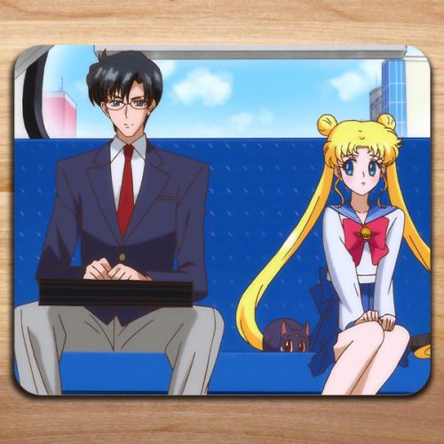 New Sailor Moon Tuxedo Mask Cute Black Cat Luna Sky Train Mousepad Mouse Pad Mat