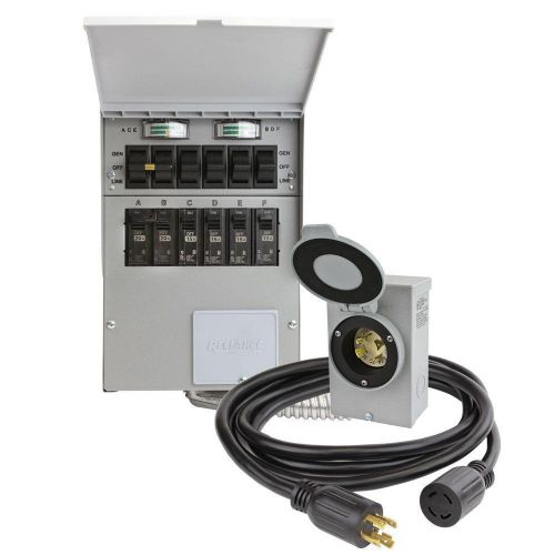 Reliance 3006hdk 6-Circuit Generator Transfer Switch Kit Brand New! FREE Shippin