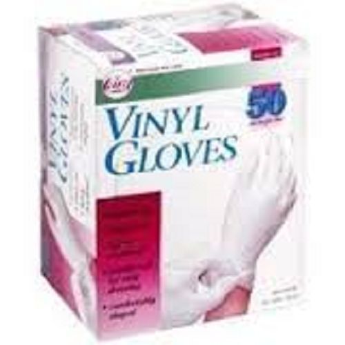 Vinyl Gloves Non-Sterile, Size: Large, 50 Ct.