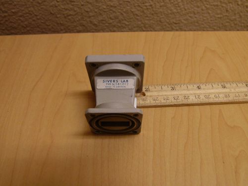 Silver Labs SL5910/2 WR90 Waveguide to WR112 Adapter / Transition - Cover/Choke
