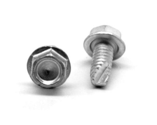 3/8-16 x 1 1/4 coarse thread cutting screw hex washer head type 23 zinc pk 500 for sale