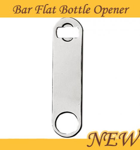 NEW FLAT BOTTLE OPENER STAINLESS STEEL BARWARE FOR BAR