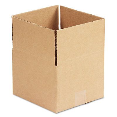 Brown Corrugated - Fixed-Depth Shipping Boxes, 8l x 8w x 6h, 25/Bundle, 1 Bundle
