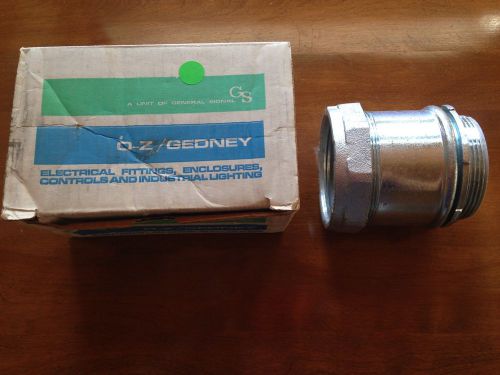 3&#034; emt oz gedney compression connector brand new unused in box for sale