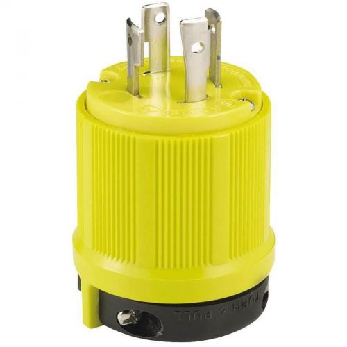 Locking Electrical Plug, 125/250 V, 30 A, 3 P, 4 W Cooper Wiring L1430P