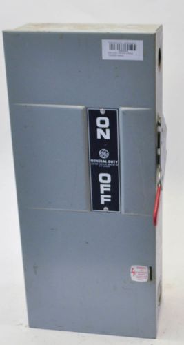 GE General Electric TGN3323 General Duty Non Fusible Safety Switch 100A 240V