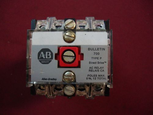 700-p1200a1 allen bradley ser. d bulletin 700 type p direct drive ac relay for sale