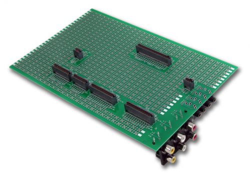 Prototyping board designed to mate with the TIs TMDSEVM6446 DaVinci dev. board