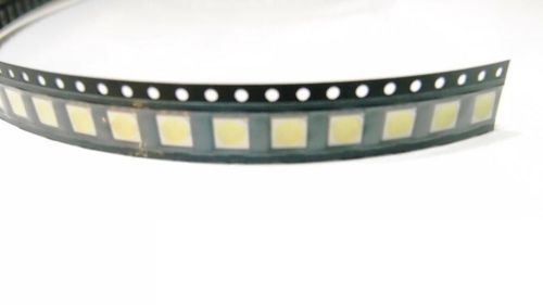 100pcs plcc-6 5050 smd 3 chips ultra bright warm white led, 2500mcd, 60ma for sale