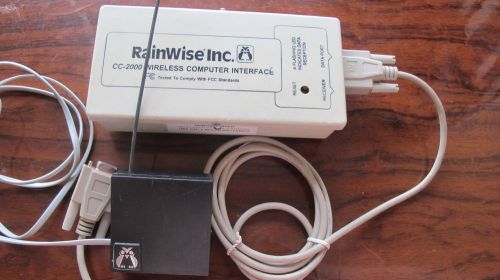 Rainwise CC 2000 data logger for Rainwise MK III weather station