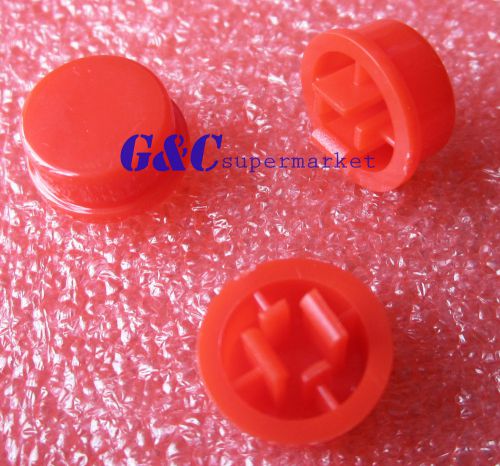 1000pcs Red Round Tactile Button Caps For 12x12x7.3mm Tact Switches J4