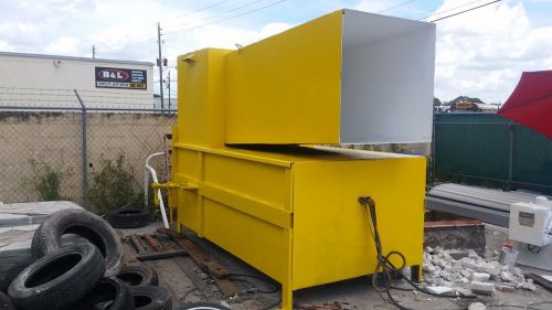6 CU YD Peabody industrial Hydraulic Waste Trash Compactor Equipment 230v/460v