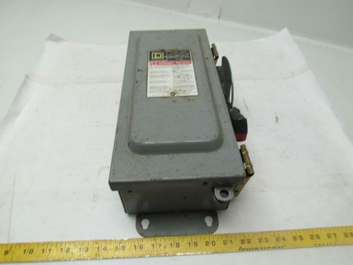 Square D HU361AWK 30amp 600VAC/ 600VDCSafety Switch Disconnect Non-Fused