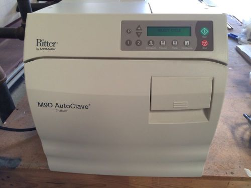 Midmark Ritter M9D Automatic Autoclave Ultraclave Only 24 Cycles!!!