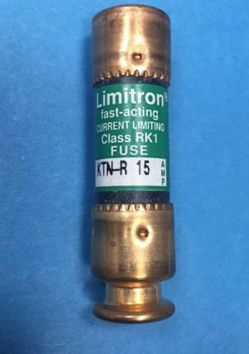 Ktn-r-15 limitron bussmann fast-acting current limiting class rk1 fuse for sale