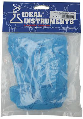 Neogen corporation nitrile disposable glove, blue, xl, 10-pk. for sale