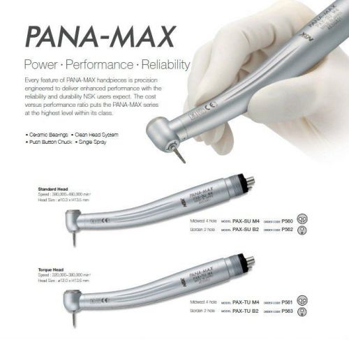 !! pana max  push button handpiece nsk 4 hole handpiece midwest kavo star nsk% for sale