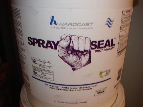 Carlisle hardcast spray seal water based duct sealant 304133 (5 gallon) for sale