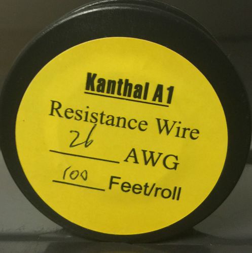 Brand New Kanthal A1 AWG 26 Gauge Wire 100ft .254mm 3.21 Ohms/ft Resistance