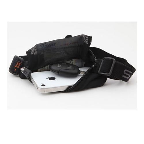 SPIbelt Adult&#039;s , Black Fabric/Black Zipper/Logo Band, Inner Mesh Pocket