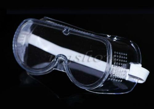 New Safety Vented Goggles Eye Protection Lab Protective Glasses Clear Anti Mist