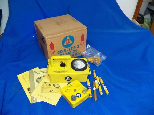 Civil defense geiger counter radiation kit &amp; orig. box for sale