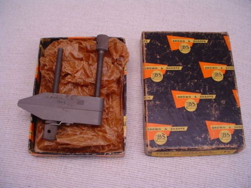 ~ Vtg BROWN &amp; SHARPE #754C MACHINISTS TOOL TOOLMAKERS PARALLEL CLAMP NOS in Box