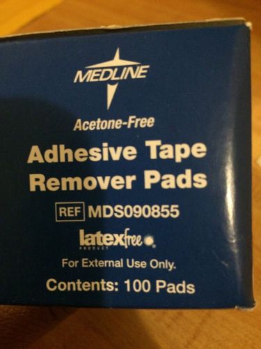 Adhesive Tape Remover Pads Box of 100 MDS090855 Medline/ Acetone Free