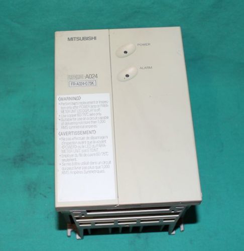 Mitsubishi, fr-a24-0.75k-ul, inverter 3ph 5a 1hp new for sale