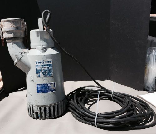 Weda Pump Commercial Submersible 3&#034; 440/220v Pump L465-3
