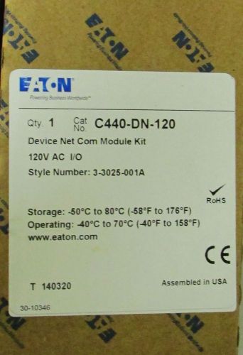 EATON C440 DN 120 Device Net Communication Module Kit 3 3025 001A