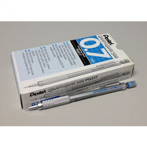 Pentel Graphgear 500 PG517 0.7mm Mechanical Drafting Pencil Bulk Pack (12pcs)