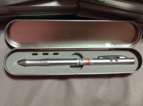 4 in 1 Laser, Stylus, Torch, ballpoint pen, pointer c/w tin box for presentation