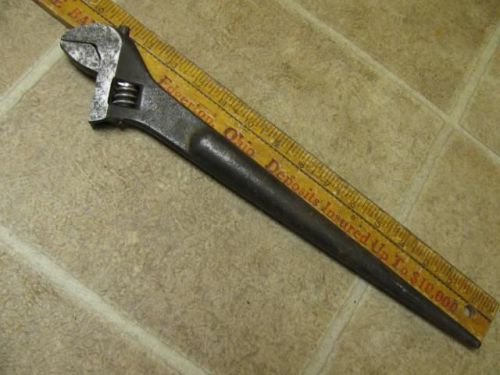 Vintage klein 3239 adjustable spud wrench alignment punch 16&#034; iron worker usa for sale