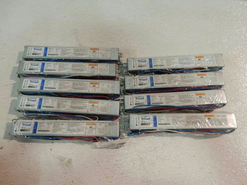 Lot of (9) triad b2321unvhp-n ballast 120-277v, 50/60hz, 2-lamp for sale